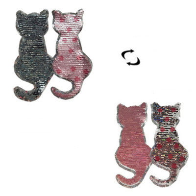 Parche Reversible de Lentejuelas con Bordado de Animales - Image 7