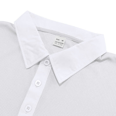 Polo Casual de Manga Larga Slim Fit con Textura Waffle - Image 21