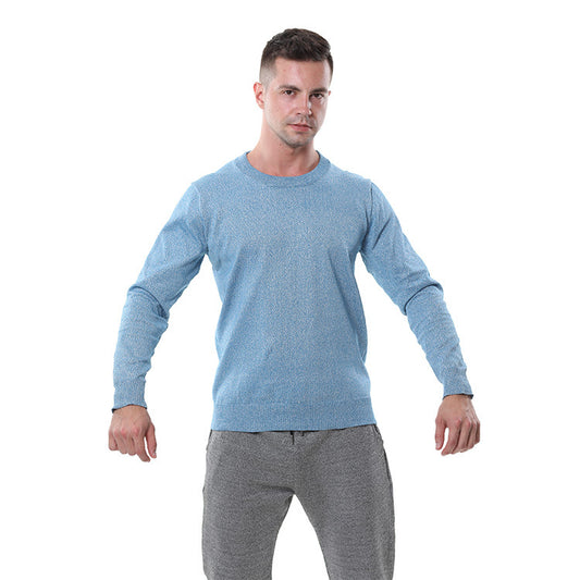Playera Protectora Cuello Redondo Azul para Hombre