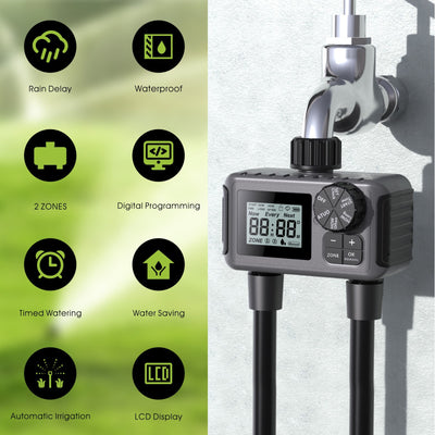 Controlador de Riego Automático Dual con Pantalla Grande e Inteligencia Artificial - Image 8