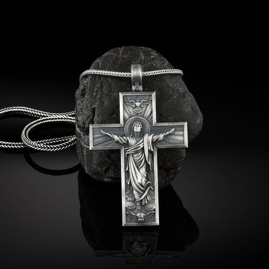 Collar Dije Cuadrado con Versículo Bíblico - Image 7