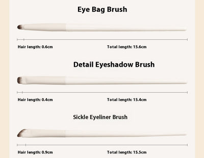 Set de Brochas de Detalle para Ojos Porcelana Cloud - Herramientas de Maquillaje Profesional - Image 18