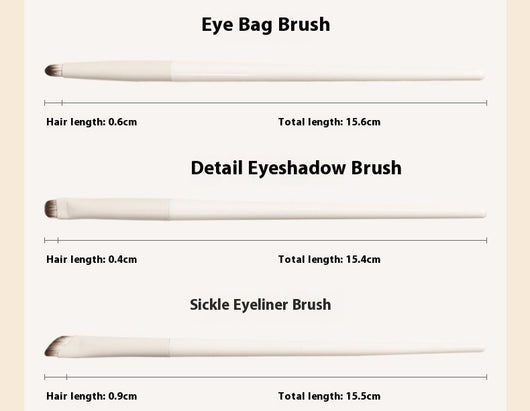 Set de Brochas de Detalle para Ojos Porcelana Cloud - Herramientas de Maquillaje Profesional - Image 18