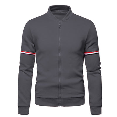Chaqueta de Hombre con Cuello Tipo Cinta Británico - Image 4
