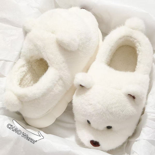 Pantuflas Cálidas de Felpa con Suela Antideslizante y Acolchonado Grueso - Image 5