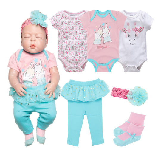 Conjunto de 5 Piezas para Bebé Verano Manga Corta - Image 11