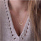 Pequeño Circle Pendant Clavicle Chain
