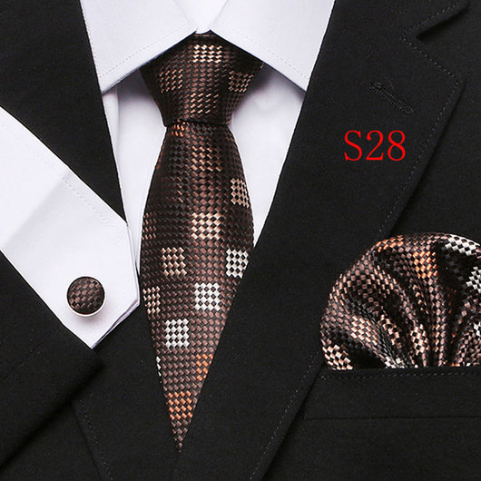 Traje de Tres Piezas Paisley Estilo Europeo y Americano - Image 5