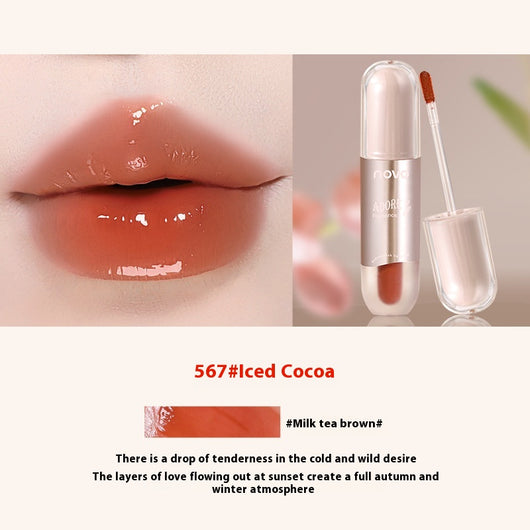 Brillo Labial Transparente Efecto Agua - Acabado Puro y Luminoso - Image 9