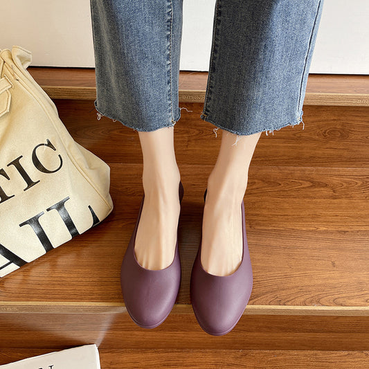 Zapatos de Gelatina con Punta Abierta - Suela Antideslizante y Súper Cómodos