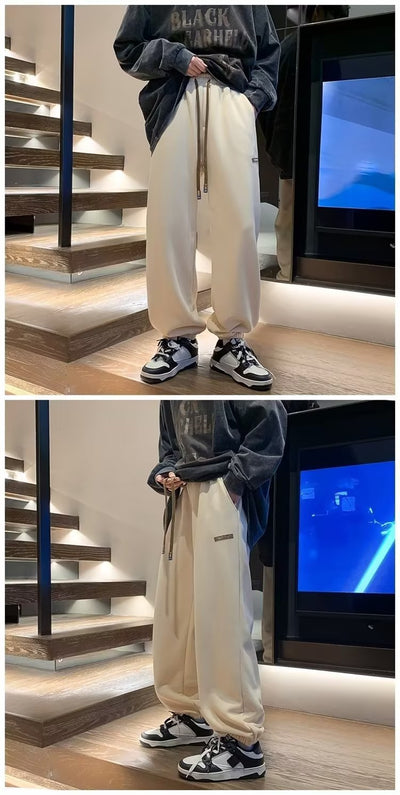 Pantalones Casuales Holgados con Forro Polar Térmico - Image 24