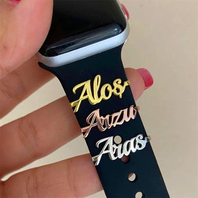 Pulsera de Reloj Personalizada con Placa de Acero Inoxidable y Letras Grabadas - Image 17