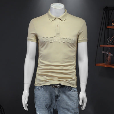Polo Slim Fit con Monograma para Hombre - Diseño Moderno y Versátil - Image 4