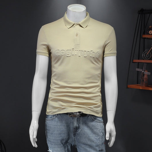 Polo Slim Fit con Monograma para Hombre - Diseño Moderno y Versátil - Image 4