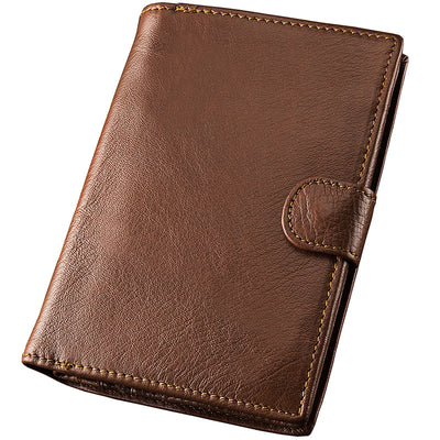 Billetera Vertical de Cuero Genuino con Diseño Literario Hecha a Mano - Image 16