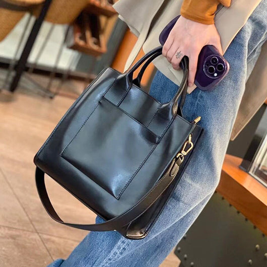 Bolso Crossbody de Cuero Genuino para Mujer