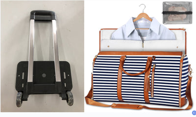 Bolsa de Viaje Trolley de Gran Capacidad con Compartimento Fitness Plegable - Image 22