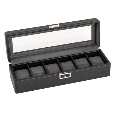 Caja de Almacenamiento para Relojes de Lujo con Patrón de Lichi - 3, 6 o 12 Compartimentos - Image 4