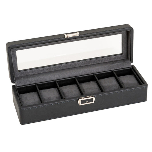 Caja de Almacenamiento para Relojes de Lujo con Patrón de Lichi - 3, 6 o 12 Compartimentos - Image 4