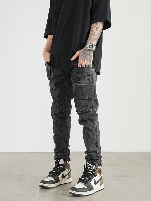 Jeans Slim Fit Stretch con Costuras 3D para Hombre - Image 10