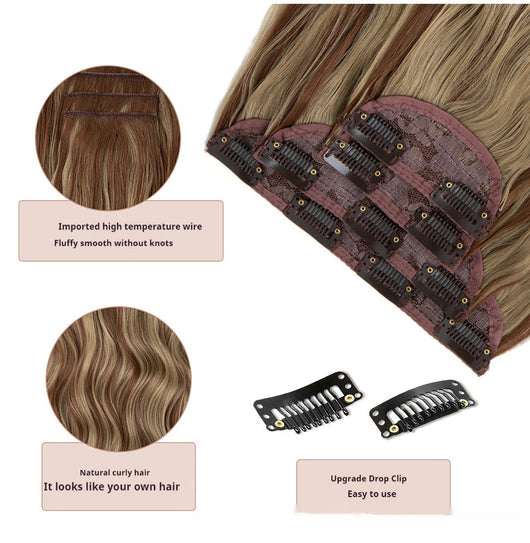 Set de 4 Pelucas de Fibra Térmica para Mujer - Cambio de Look Instantáneo - Image 32