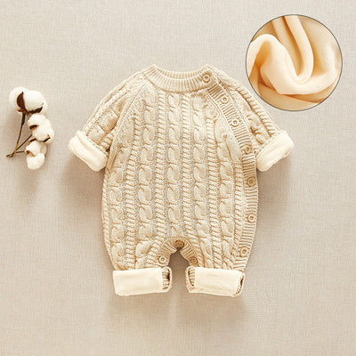 Conjunto de Ropa para Bebé Otoño Invierno con Forro Polar - Body Térmico