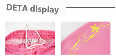 Pantalones Deportivos Anchos con Estampado de Letras para Mujer - Image 10
