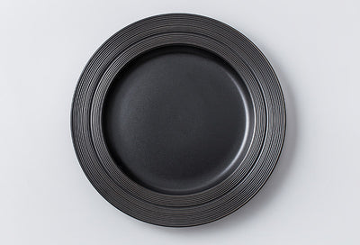 Plato de Restaurante Nórdico con Patrón Cepillado - Image 8