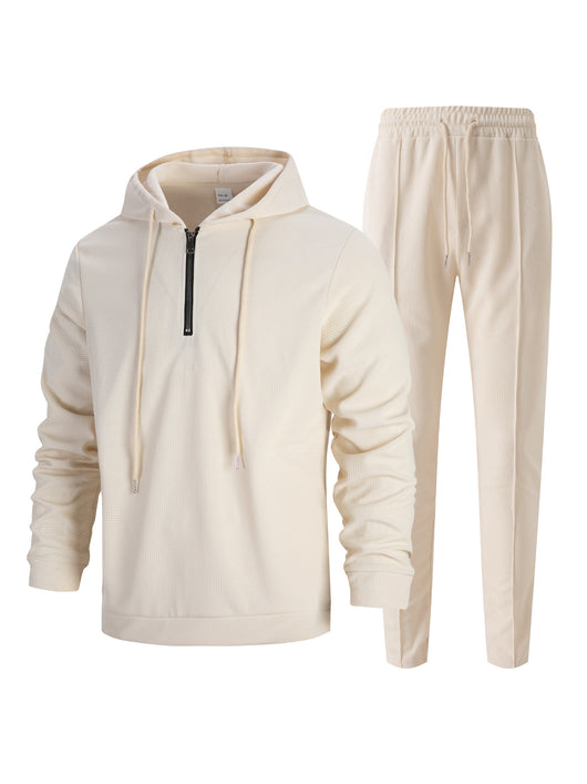 Conjunto Deportivo Dos Piezas con Sudadera Texturizada y Pantalón Largo - Image 17