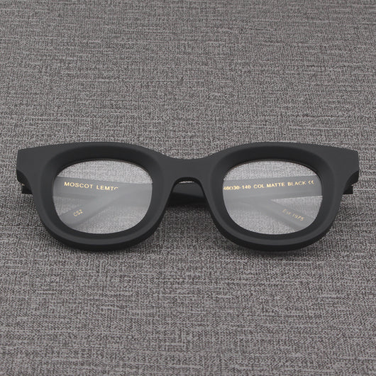 Gafas Cuadradas Retro con Marco Grueso Negro Mate y Bordes Anchos - Image 17