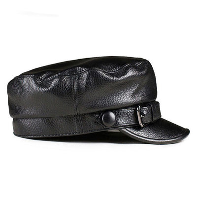 Boina Retro de Cuero Genuino para Hombre y Mujer - Image 14