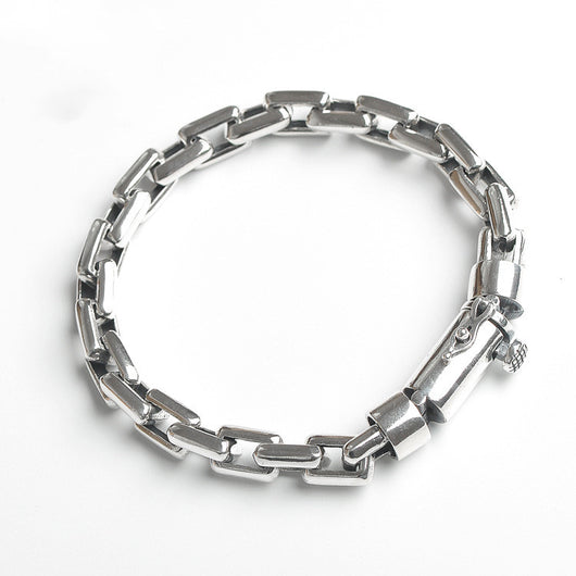 Pulsera de Plata Esterlina S925 Vintage para Parejas - Hombre y Mujer - Image 7