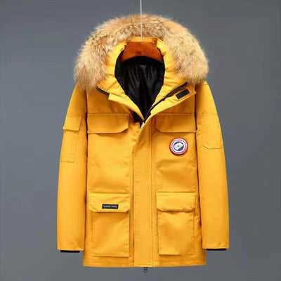 Abrigo Largo de Invierno para Parejas - Diseño Exterior