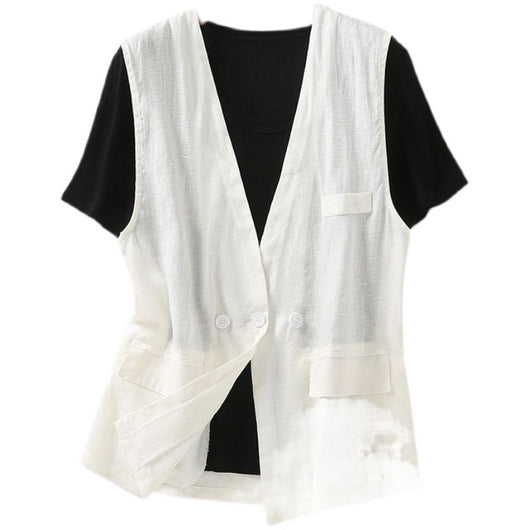 Chaleco Estilo Japonés de Algodón - Chaqueta Suelta y Casual - Image 5