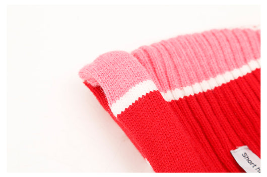 Gorro Tejido Rayado Colorblock Estilo Occidental - Image 21
