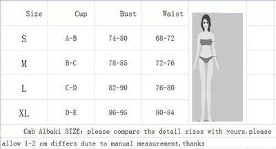 Bikini Dividido con Volantes y Colores Sólidos para Mujer - Image 7