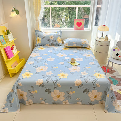 Sábana de Algodón Estampado Floral Ins Style - Image 14