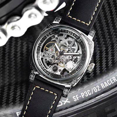 Reloj Mecánico Automático Vintage Hueco para Hombre - Image 12