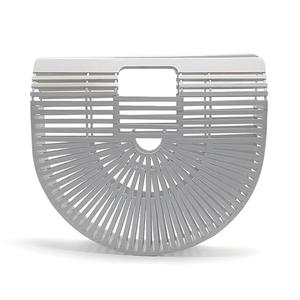 Bolsa de Playa Tejida en Bambú y Ratán - Bolso Creativo para Mujer - Image 12