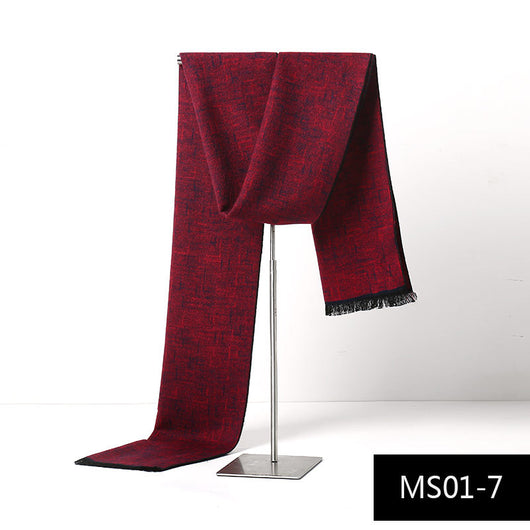 Bufanda de Cachemira para Hombre Otoño Invierno - Image 7
