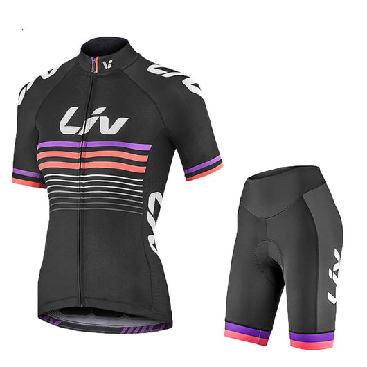 Conjunto de Ciclismo LIV para Mujer - Jersey y Shorts Transpirables de Verano - Image 13