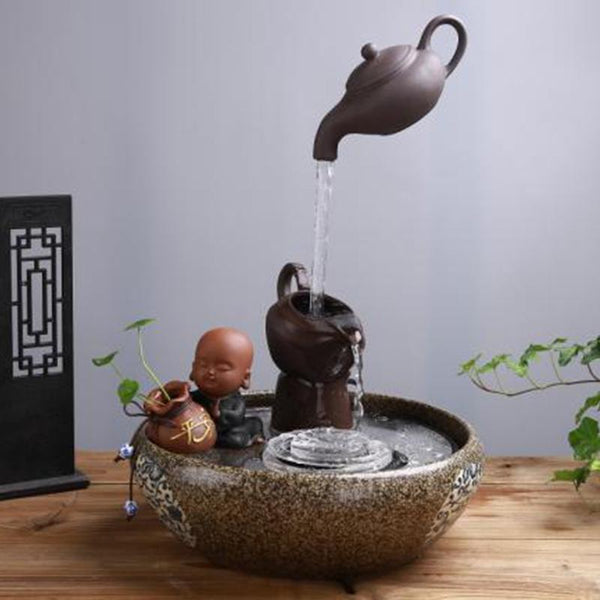 Humidificador Decorativo Suspendido con Diseño de Tetera China