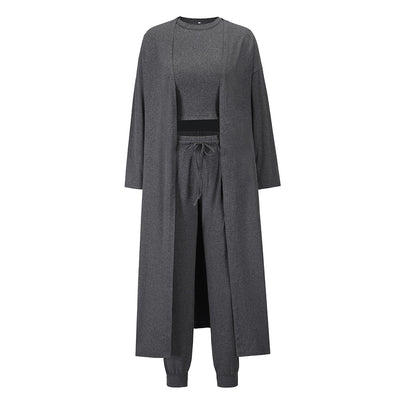 Conjunto Deportivo Mujer: Chaleco Tejido Slim Fit y Pantalón Temperamento - Image 6