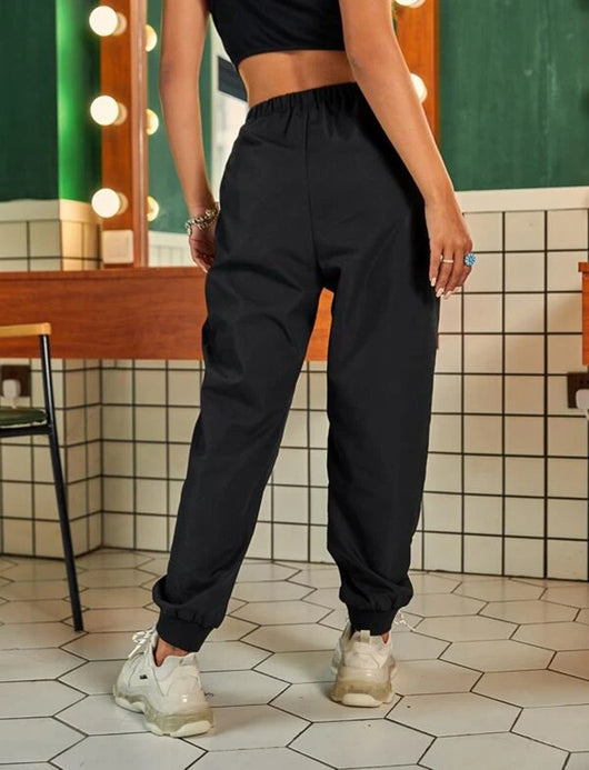 Pantalones Deportivos Casuales para Mujer con Ajustes Laterales - Image 13