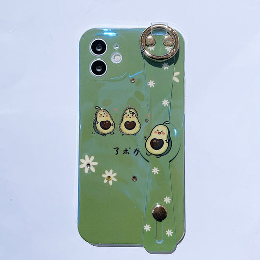 Funda para Celular con Correa de Muñeca y Respaldo de Aguacate - Image 12
