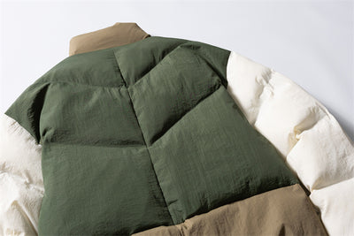 Abrigo Acolchado de Algodón con Cuello Alto - Image 11