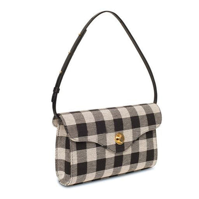 Bolsa de Hombro Cuadros Blanco y Negro - Image 7