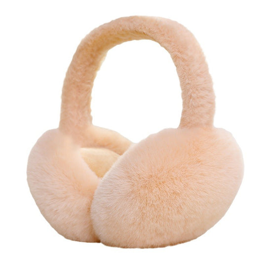 Orejeras de Piel de Conejo Abrigadas - Plegables para Invierno - Image 2