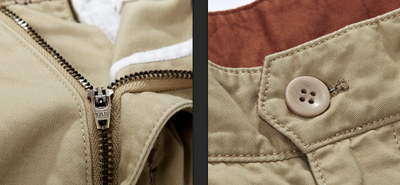 Pantalón Overol Holgado de Algodón - Estilo Casual Cinco Bolsillos - Image 12