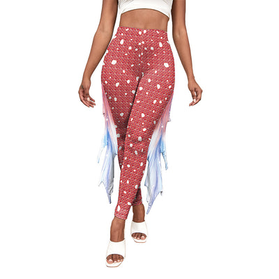 Pantalones Levanta Cadera con Estampado Digital La Sirenita Colorida - Image 7